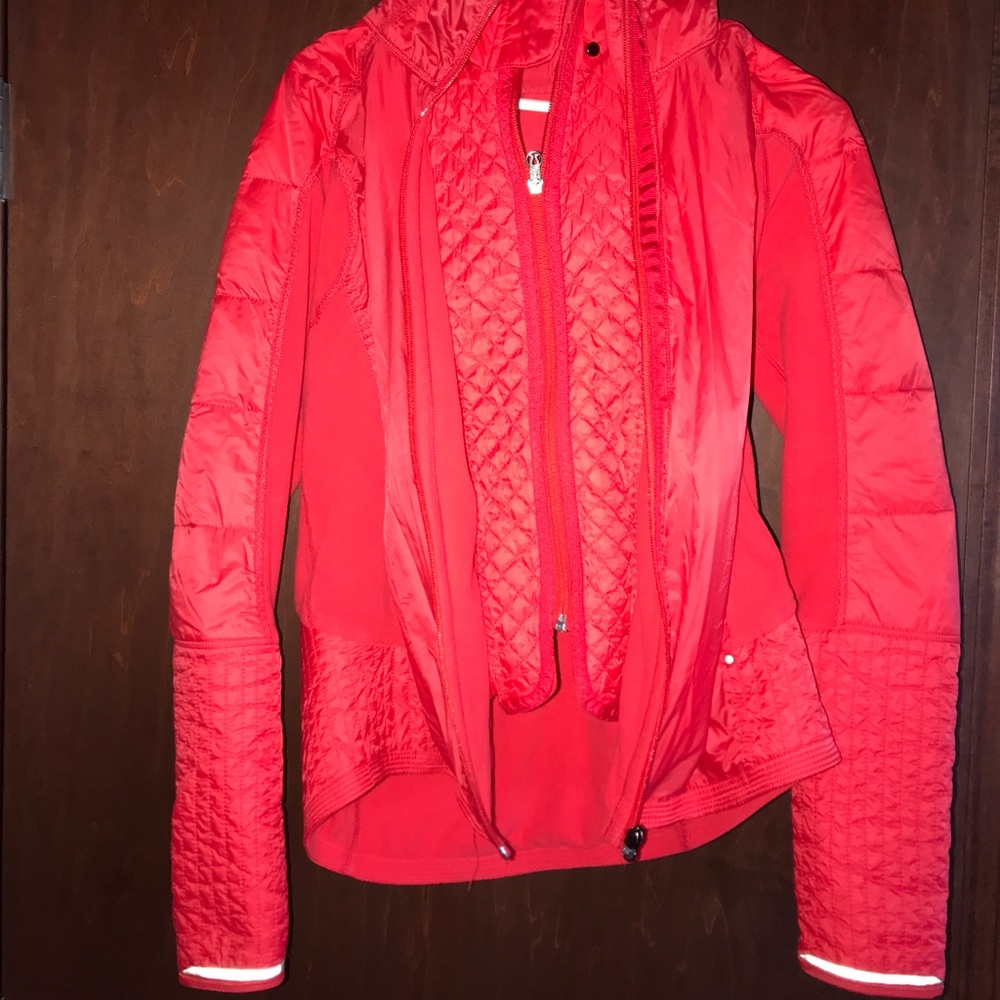 lululemon athletica Red Ski Jacket for Ultimate Snow Adventures